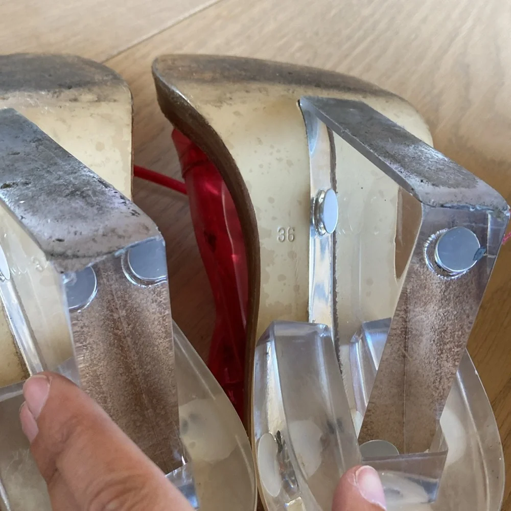 Simone Rocha PVC Clear Heeled Oxford - Picture 5 of 11